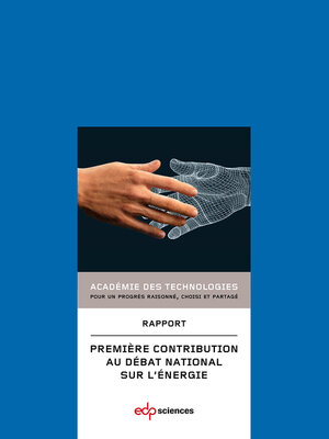 cover image of Première contribution au débat national sur l'énergie